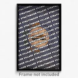 Strathmoor Village Kentucky Poster (KY City Souvenir 11x17 Town Print)