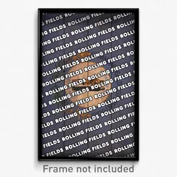 Rolling Fields Kentucky Poster (KY City Souvenir 11x17 Town Print)