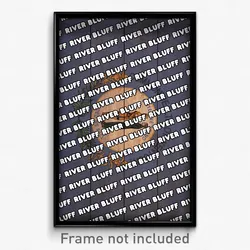 River Bluff Kentucky Poster (KY City Souvenir 11x17 Town Print)