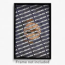 Willisburg Kentucky Poster (KY City Souvenir 11x17 Town Print)