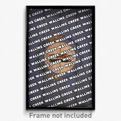 Wallins Creek Kentucky Poster (KY City Souvenir 11x17 Town Print)