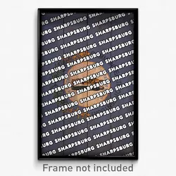 Sharpsburg Kentucky Poster (KY City Souvenir 11x17 Town Print)