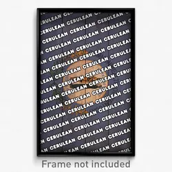Cerulean Kentucky Poster (KY City Souvenir 11x17 Town Print)