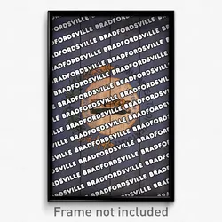 Bradfordsville Kentucky Poster (KY City Souvenir 11x17 Town Print)
