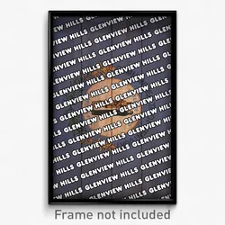Glenview Hills Kentucky Poster (KY City Souvenir 11x17 Town Print)