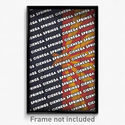 Cienega Springs Arizona Poster (AZ City Souvenir 11x17 Town Print)