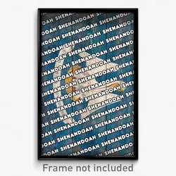 Shenandoah Louisiana Poster (LA City Souvenir 11x17 Town Print)