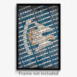 Claiborne Louisiana Poster (LA City Souvenir 11x17 Town Print)