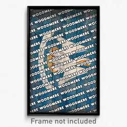 Woodmere Louisiana Poster (LA City Souvenir 11x17 Town Print)