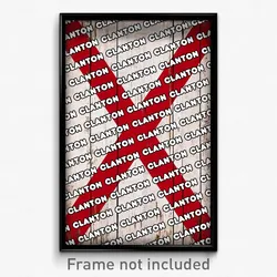 Clanton Alabama Poster (AL City Souvenir 11x17 Town Print)