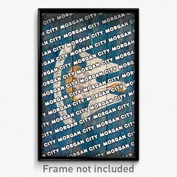Morgan City Louisiana Poster (LA City Souvenir 11x17 Town Print)