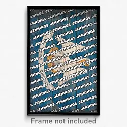 Jennings Louisiana Poster (LA City Souvenir 11x17 Town Print)