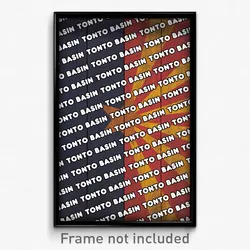 Tonto Basin Arizona Poster (AZ City Souvenir 11x17 Town Print)