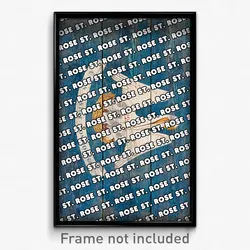 St. Rose Louisiana Poster (LA City Souvenir 11x17 Town Print)