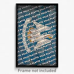 Ville Platte Louisiana Poster (LA City Souvenir 11x17 Town Print)