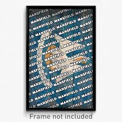 Mansfield Louisiana Poster (LA City Souvenir 11x17 Town Print)