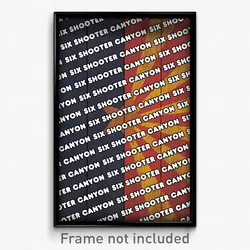 Six Shooter Canyon Arizona Poster (AZ City Souvenir 11x17 Town Print)