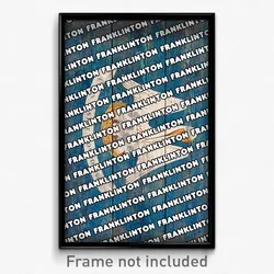 Franklinton Louisiana Poster (LA City Souvenir 11x17 Town Print)