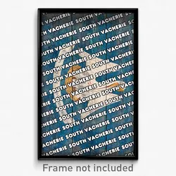 South Vacherie Louisiana Poster (LA City Souvenir 11x17 Town Print)