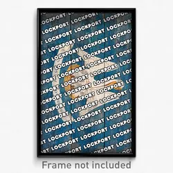 Lockport Louisiana Poster (LA City Souvenir 11x17 Town Print)
