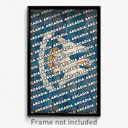 Arcadia Louisiana Poster (LA City Souvenir 11x17 Town Print)