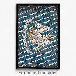 Brusly Louisiana Poster (LA City Souvenir 11x17 Town Print)