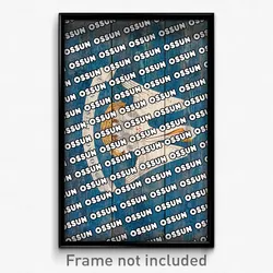Ossun Louisiana Poster (LA City Souvenir 11x17 Town Print)