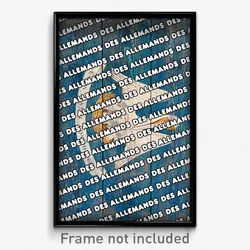 Des Allemands Louisiana Poster (LA City Souvenir 11x17 Town Print)