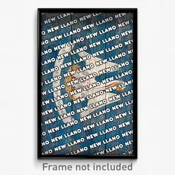 New Llano Louisiana Poster (LA City Souvenir 11x17 Town Print)