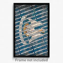 Haynesville Louisiana Poster (LA City Souvenir 11x17 Town Print)