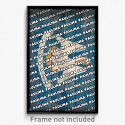 Paulina Louisiana Poster (LA City Souvenir 11x17 Town Print)
