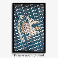 Bayou L'Ourse Louisiana Poster (LA City Souvenir 11x17 Town Print)