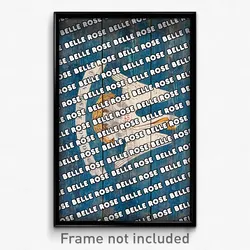 Belle Rose Louisiana Poster (LA City Souvenir 11x17 Town Print)