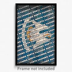 North Vacherie Louisiana Poster (LA City Souvenir 11x17 Town Print)
