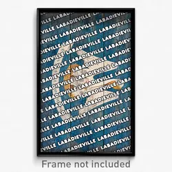 Labadieville Louisiana Poster (LA City Souvenir 11x17 Town Print)