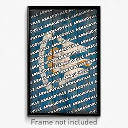 Arnaudville Louisiana Poster (LA City Souvenir 11x17 Town Print)