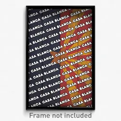 Casa Blanca Arizona Poster (AZ City Souvenir 11x17 Town Print)