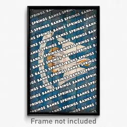 Banks Springs Louisiana Poster (LA City Souvenir 11x17 Town Print)