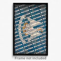 Watson Louisiana Poster (LA City Souvenir 11x17 Town Print)