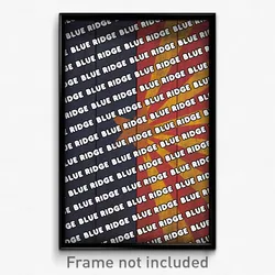 Blue Ridge Arizona Poster (AZ City Souvenir 11x17 Town Print)