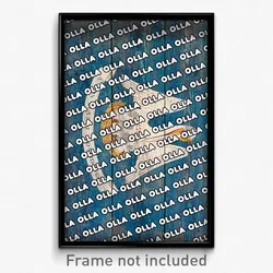 Olla Louisiana Poster (LA City Souvenir 11x17 Town Print)