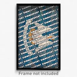 Simmesport Louisiana Poster (LA City Souvenir 11x17 Town Print)