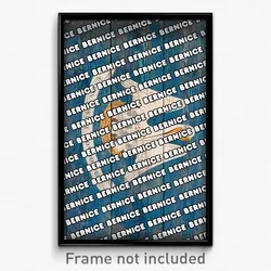 Bernice Louisiana Poster (LA City Souvenir 11x17 Town Print)