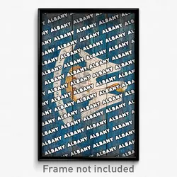 Albany Louisiana Poster (LA City Souvenir 11x17 Town Print)