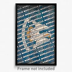 Moreauville Louisiana Poster (LA City Souvenir 11x17 Town Print)