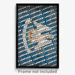 Lakeview Louisiana Poster (LA City Souvenir 11x17 Town Print)