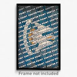 Center Point Louisiana Poster (LA City Souvenir 11x17 Town Print)