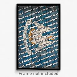 Cheneyville Louisiana Poster (LA City Souvenir 11x17 Town Print)