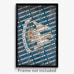 Choctaw Louisiana Poster (LA City Souvenir 11x17 Town Print)