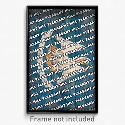 Pleasant Hill Louisiana Poster (LA City Souvenir 11x17 Town Print)